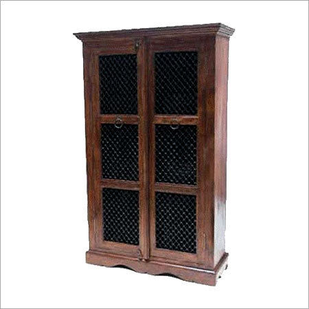 Various Colors Are Available Handcrafted Wooden Jali Cupboards