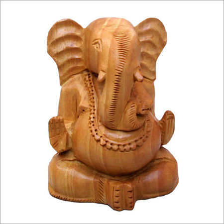 Wooden Ganesha Statues