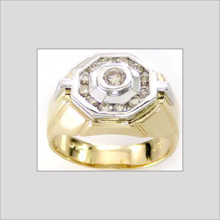 DESIGNER GOLD MENS RING