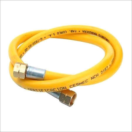 Round Yellow Colored Flexible Hose