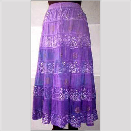 Various Colors Are Available Ladies Designer Long Skirts