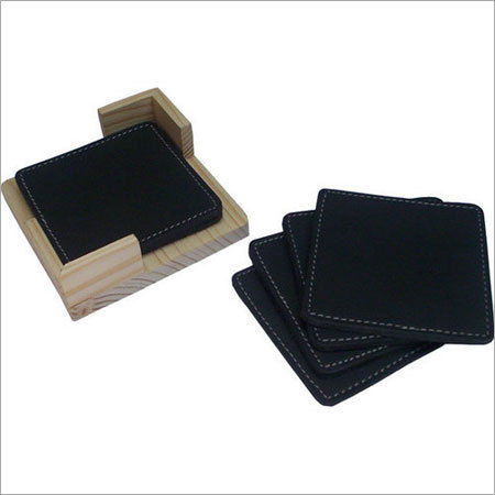 LEATHER TABLE COASTERS