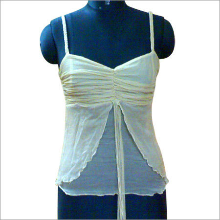 Various Colors Are Available Sleeveless Ladies Designer Top 