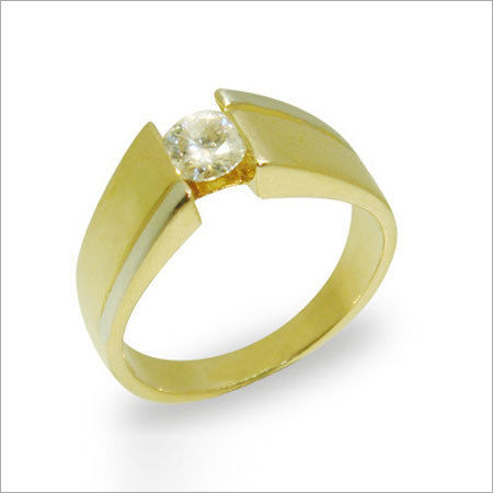 mens solitaire ring