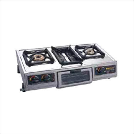 2 High Tech Burners With One Grill Burner 