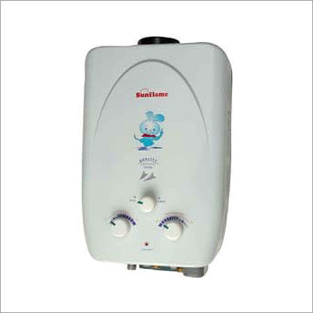 White Automatic Gas Water Heater 