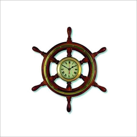 Round Handcrafted Antique Nautical Clocks