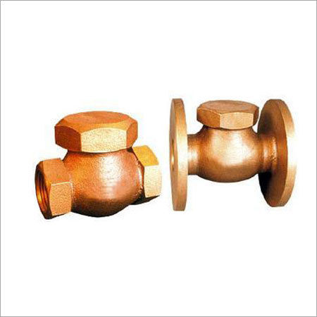 Bronze Horizontal Lift Check Valve - BS 5154/B PN 32, Screwed Female and Flanged Ends with Guided Plug Type Disc, Increased Lift for Optimal Flow Area, PTFE Seating Available for Air Applications