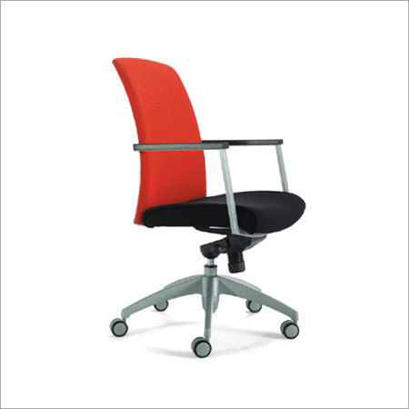 Red & Black Medium Back Office Chairs