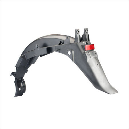 Two Wheeler Plastic Mudguard - Wear Resistant Plastic, Custom Shape as per Model | Compatible with Two Wheeler and Motorcycle