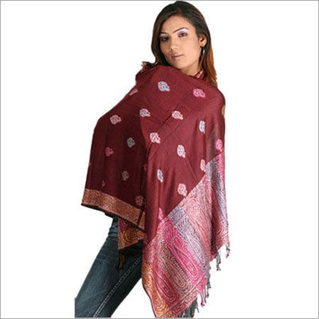 Vary Fancy Viscose Jacquard Shawl