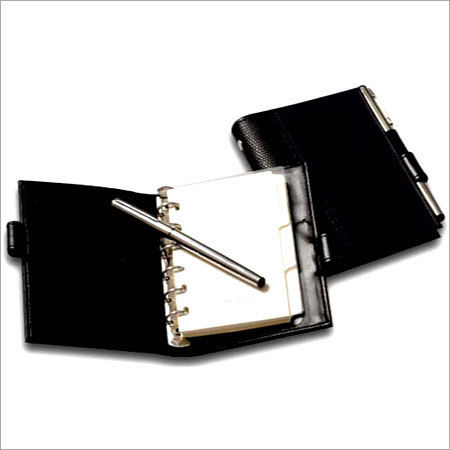 Black Premium Leather Organizer Diary