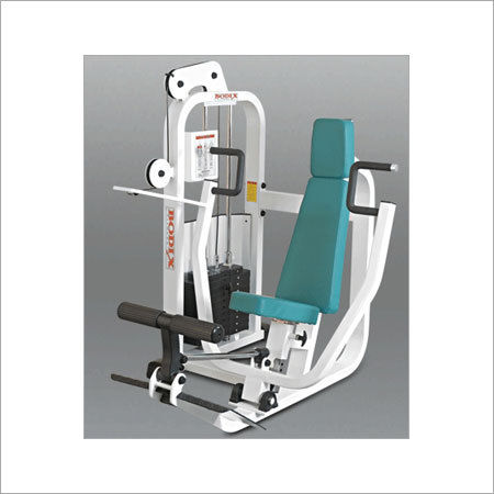 Chest Press - Adjustable Start Lever, Overhead Pivot for Natural Arc of Movement | Converging Press Arms for Superior Feel, Instructional Placard Included