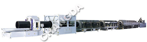 Automatic Hdpe Supplying Water And Gas Pipe Producing Line