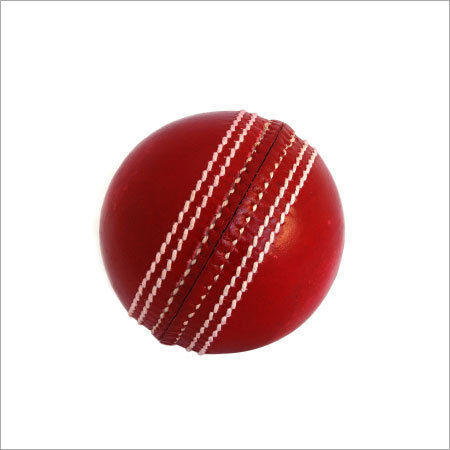 Premium Red Leather Cricket Ball