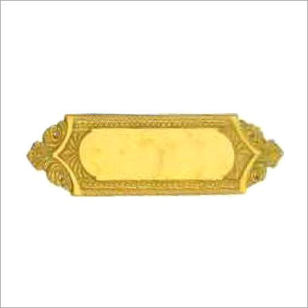 Brass Finger Plate Ornate