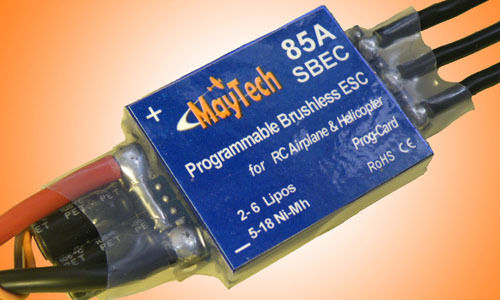 Programmable Electronic Speed Controller Size: Vary