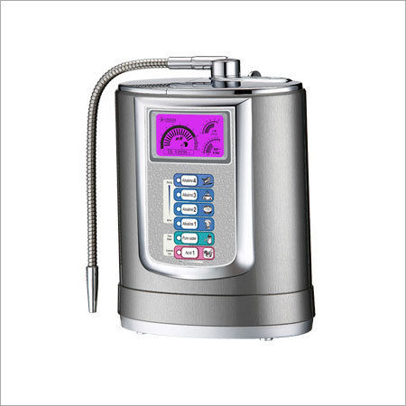 Alkaline Water Ionizer - Japanese Baked Titanium Platinum | 7-Color LCD Display, Self-Cleansing Technology, Filter Longevity Indicator