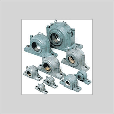 Plummer Blocks - Cast Iron Body with Built-in Sealing Options | Self-aligning Roller/Ball Bearings, Lubrication Flexibility