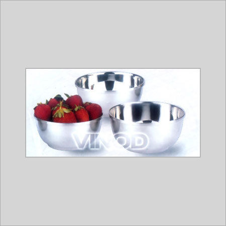 Silver Stainless Steel Maharaja Bowl