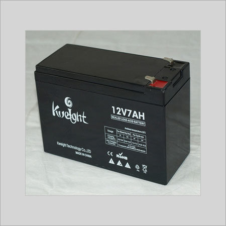 Black 12V Sealed Lead Acid Battery