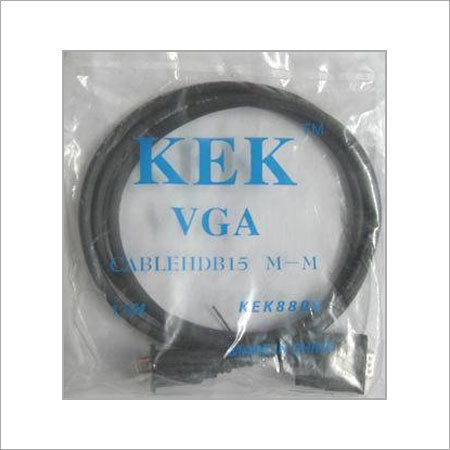 Black Color Flexible VGA Cables