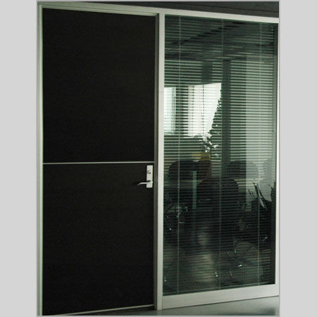 Double Wood Door With Laminate Application: Office