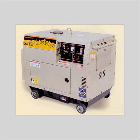 White Soundproof Gasoline Generating Set