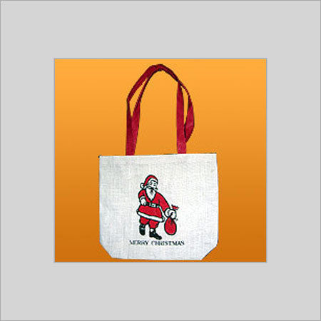 X'mas Jute Promotional Bags