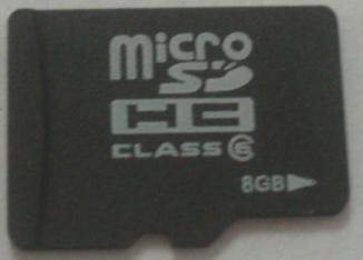 8GB Micro SD Card - 8GB Memory Capacity, Micro Size, Black Color | Chip Design for Mobile Phone Compatibility