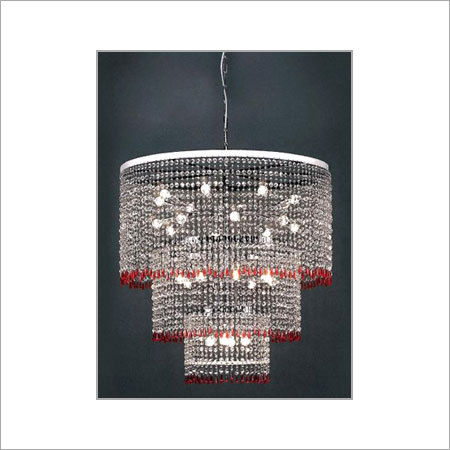 Red-White Decorative Hanging Jhoomar Light