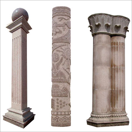 Granite Superior Finish Stone Column