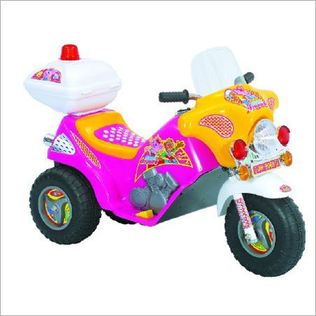 Pink-Yellow Vibrant Colors Children Battery Car