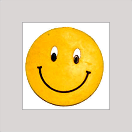 Yellow Light Weighted Smiley Face Magnet