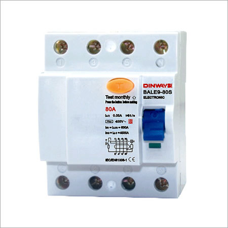 White Screw Terminal Current Circuit Breaker