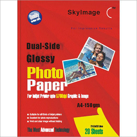 150g Inkjet Dual-Side Glossy Photo Paper