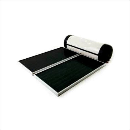 Central Solar Flat Collector Heating System