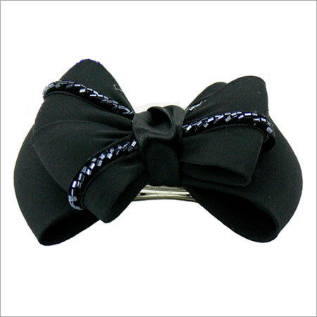 Black Micro Velvet Hair Ribbon