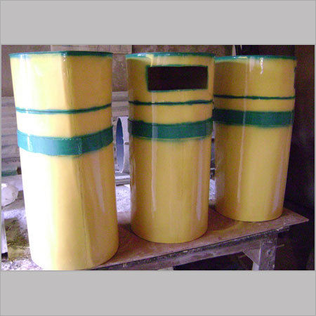 Yellow-Green Rust Free Frp Bins