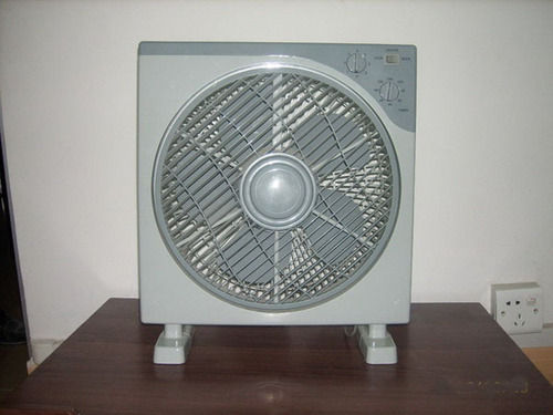 White 12 Inch Electric Box Fan