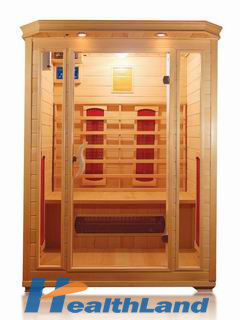 Far Infrared Hemlock Wood Sauna Room