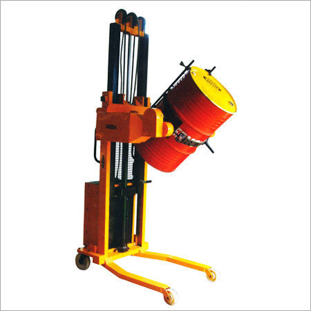 Hydraulic Drum Lifter & Tilter - 300kg Capacity, 1500 & 2500mm Lift Height | Single Man Operated Trolley with 360° Rotation & Positive Self Locking Tilt Mechanism