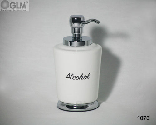 Oval Lotion And Soap Ceramic Dispenser