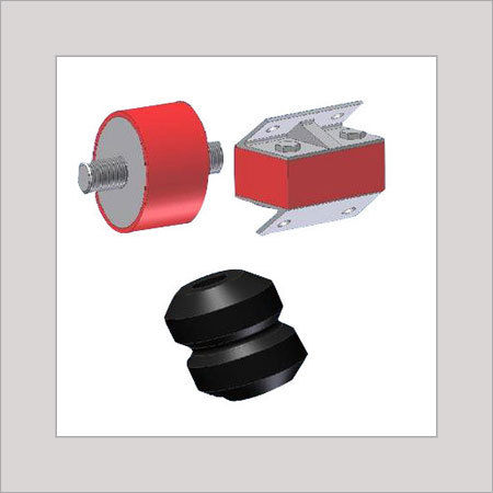 Red Rugged Design Vibration Isolators