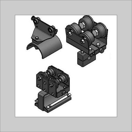 Easy To Operate Rust Resistance Cable Carriers Trolleys