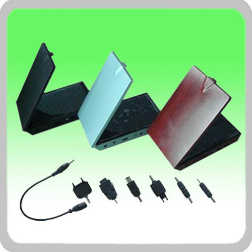 Solar Mobile Phone Charger - Black | Easy to Operate, Convenient for Travel, Fashionable Design, No Electricity Needed