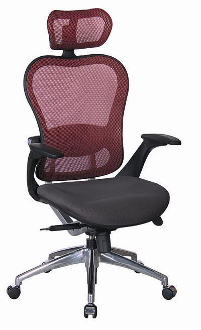 Black-Red Wheel Base Office Chair