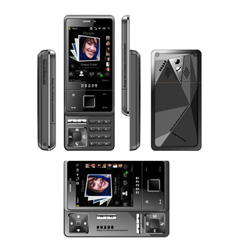 Black 4-Way Slide Tv Mobile Phone