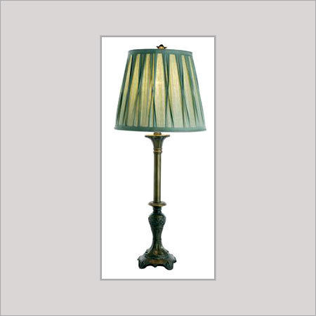 Green Antique Finish Table Lamp