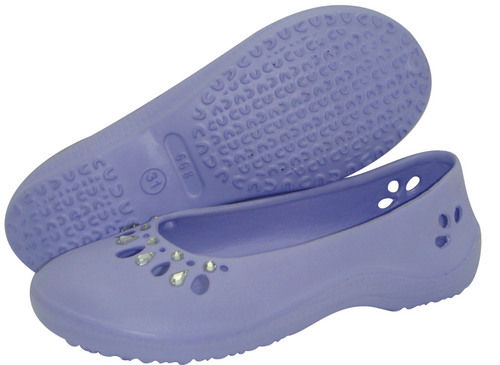 Purple Elegant Look Ladies Clogs